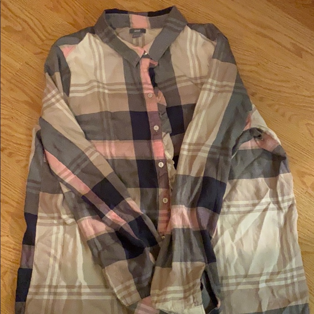 Plaid button up